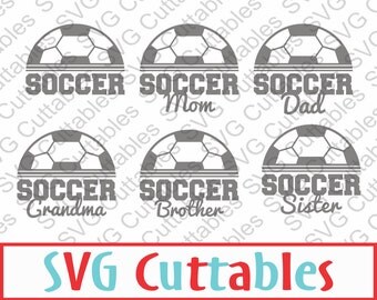 Soccer SVG, DXF, EPS, Soccer Mom Vector, Digital Cut File