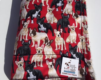 French Bulldog Blanket, Dog Blanket, Puppy Bedding, Crate Bedding, French Bulldog Baby, Dog Throw, Baby Blanket, Nursery Decor