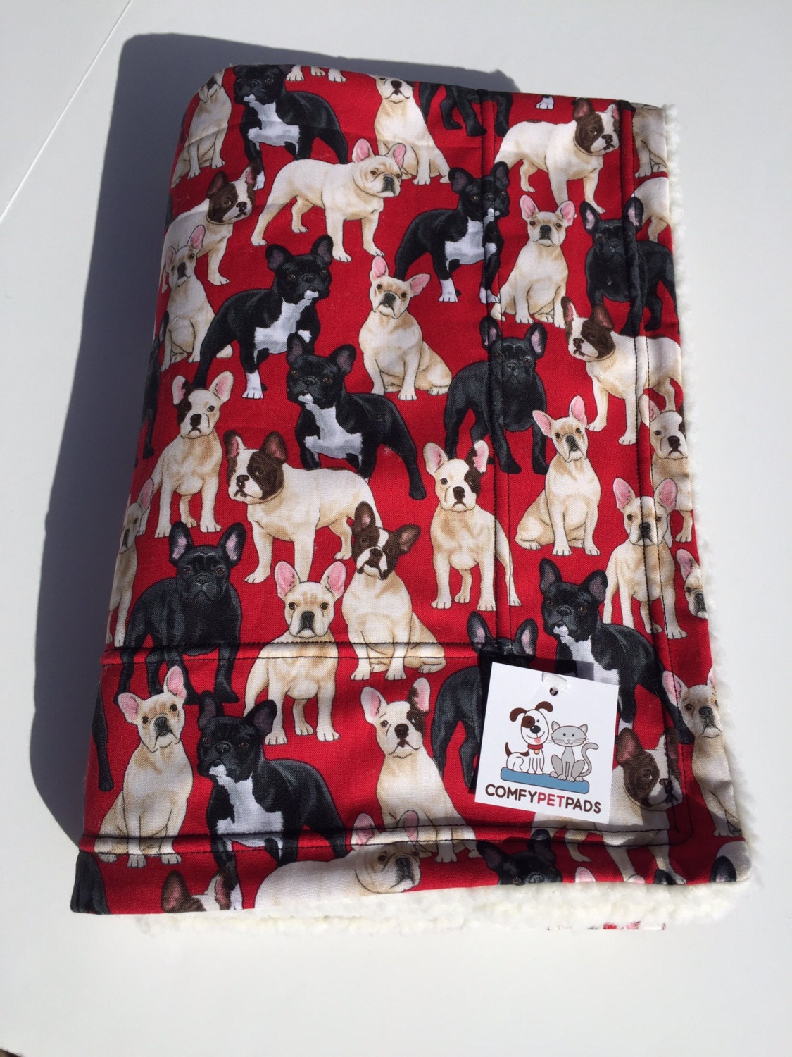 Personalized Spring Time French Bulldog - Blanket - 40'' x ...