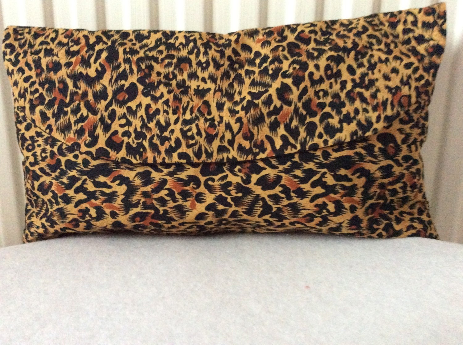 black leopard print clutch bag