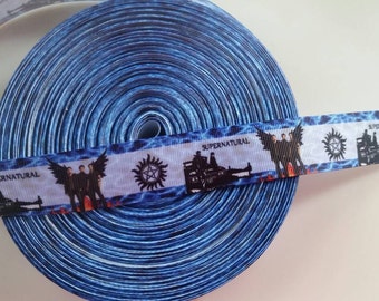 Supernatural 1 inch 1 yard grosgrain ribbon US SELLER