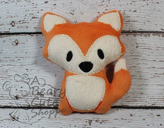 fox stuffie pattern