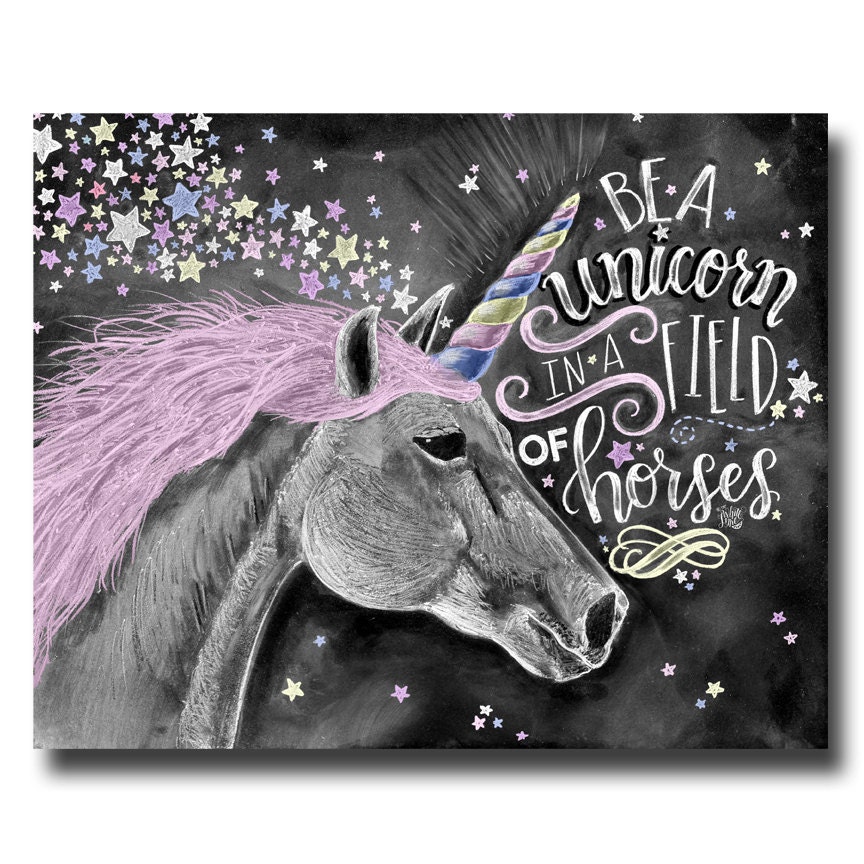 always be a unicorn print by parkins interiors ...