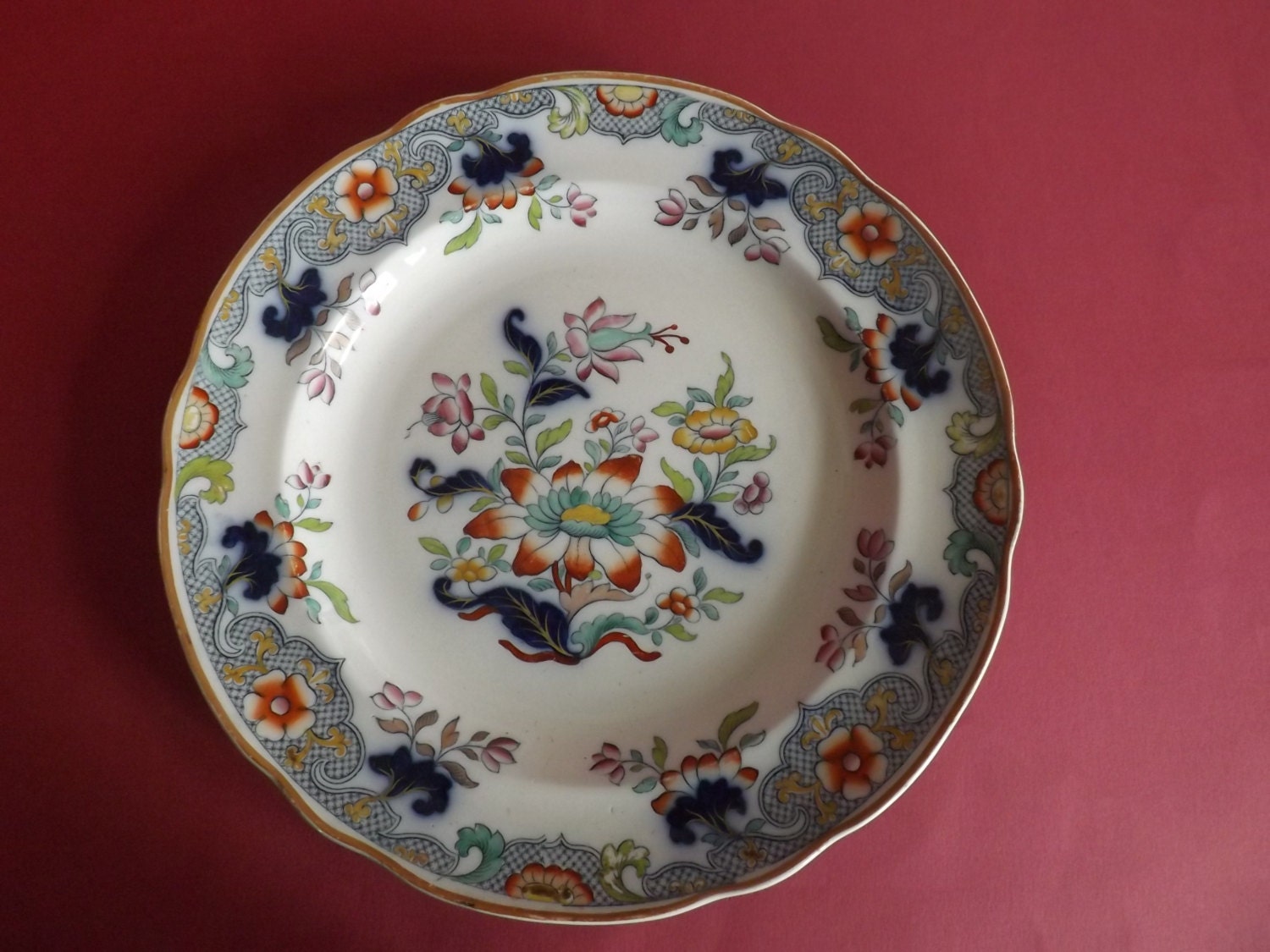 A beautiful antique Copeland late Spode Victorian hand painted