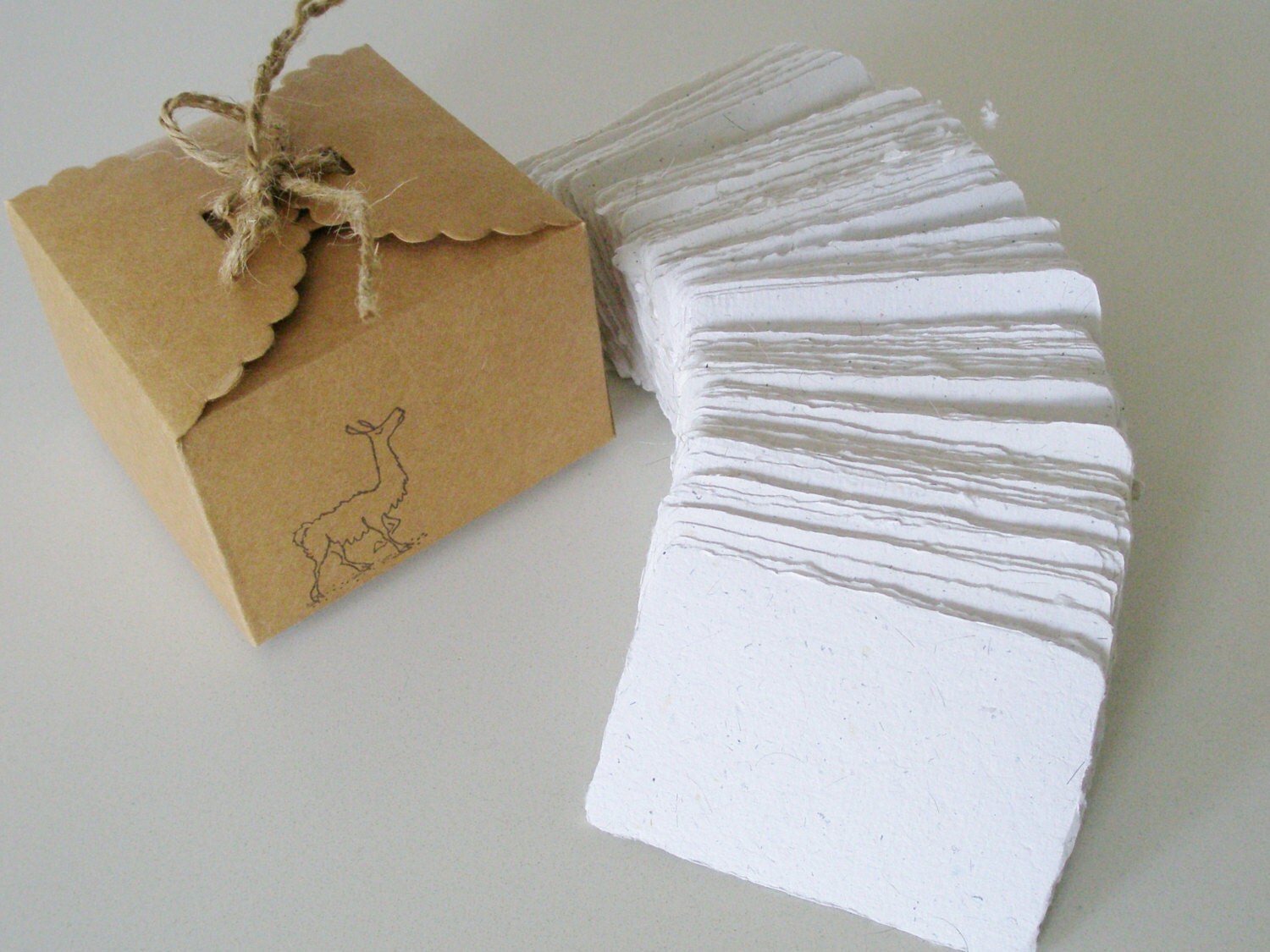 Lovely 30 Blank Cards Recycled Paper
