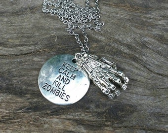 Cool unisex "The Walking Dead" themed necklace pendant