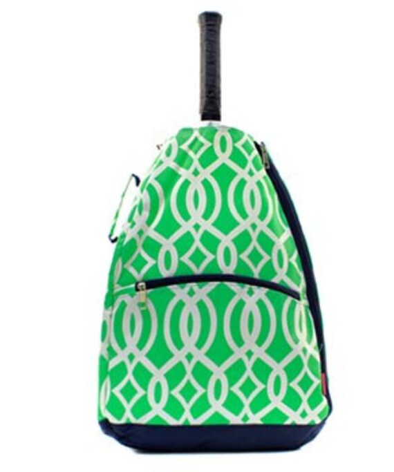 Personalized Tennis Bag Tennis Back Pack Monogrammed Tennis