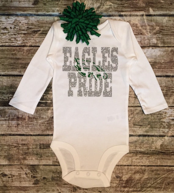 Philadephia Eagles Football Onesie Baby Girl by BellaPiccoli