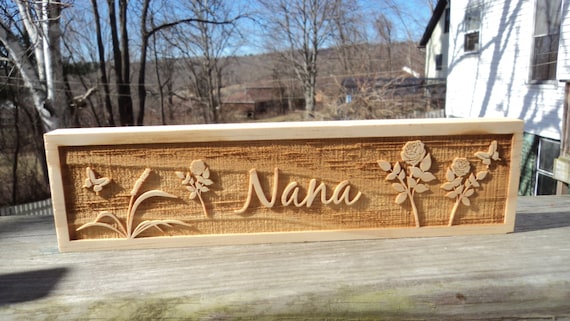 Personalized engraved wooden name plate for office , school or home 2 ...