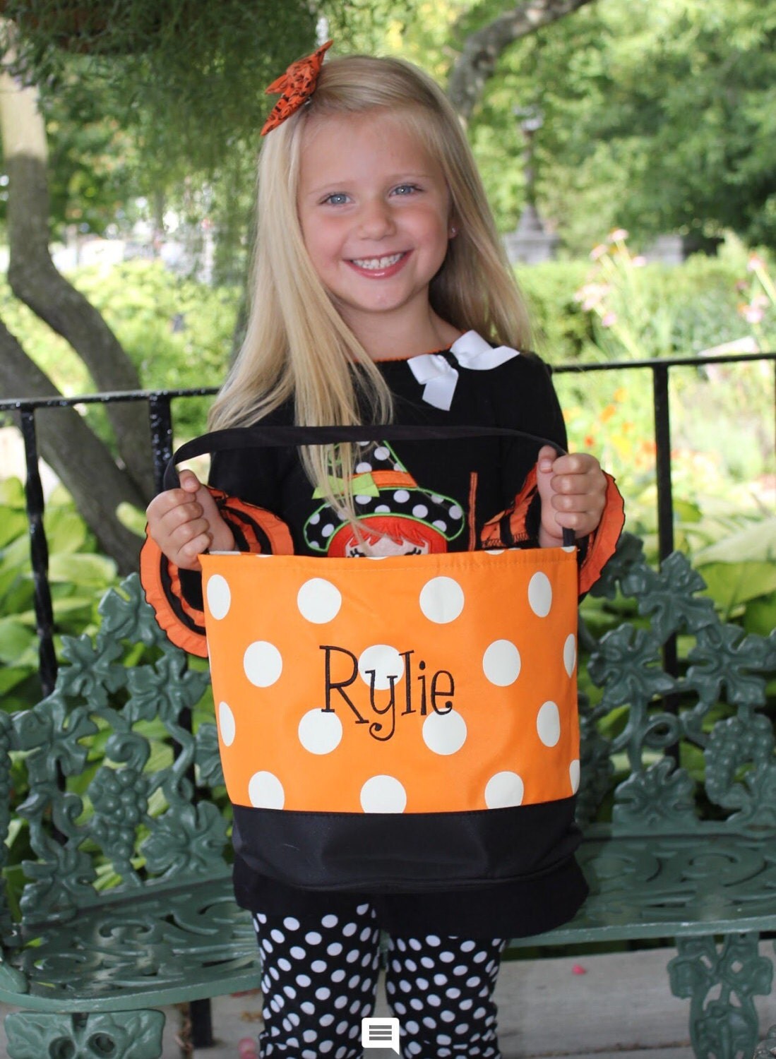 Personalized Halloween Bucket collapsable bucket childrens