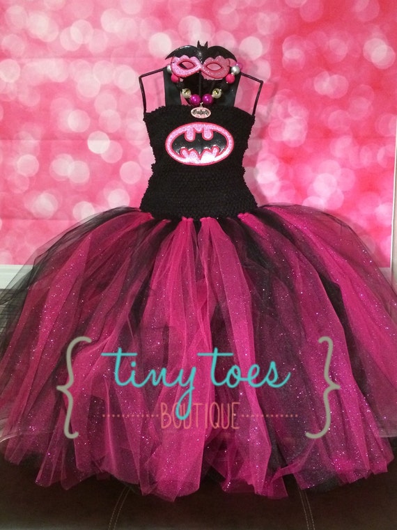 BatGirl full length tutu dress halloween costume Complete