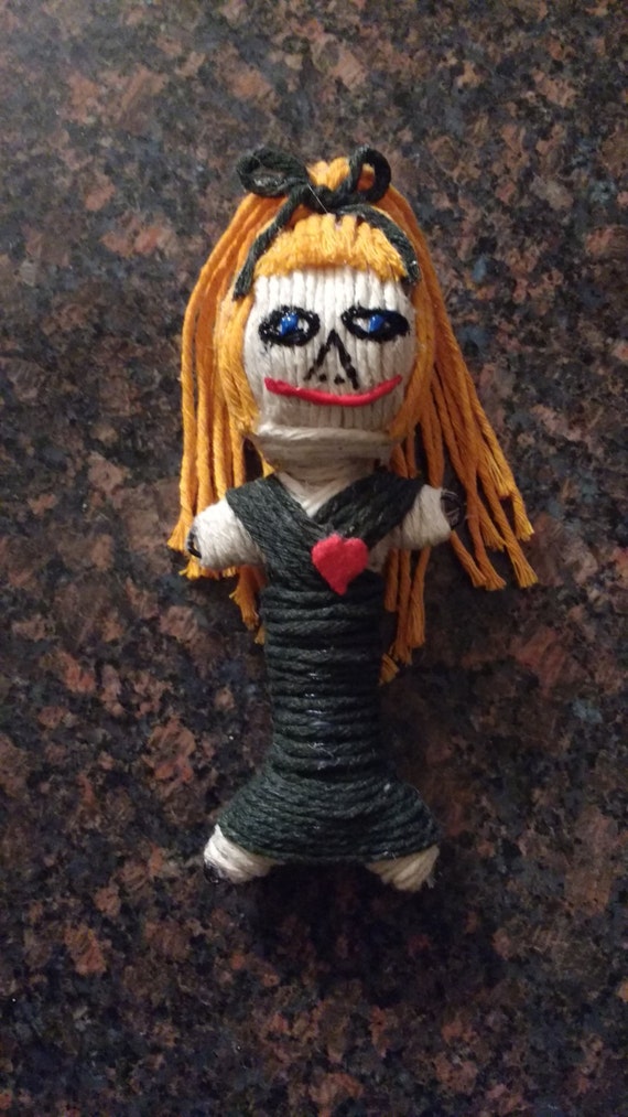 blonde voodoo doll