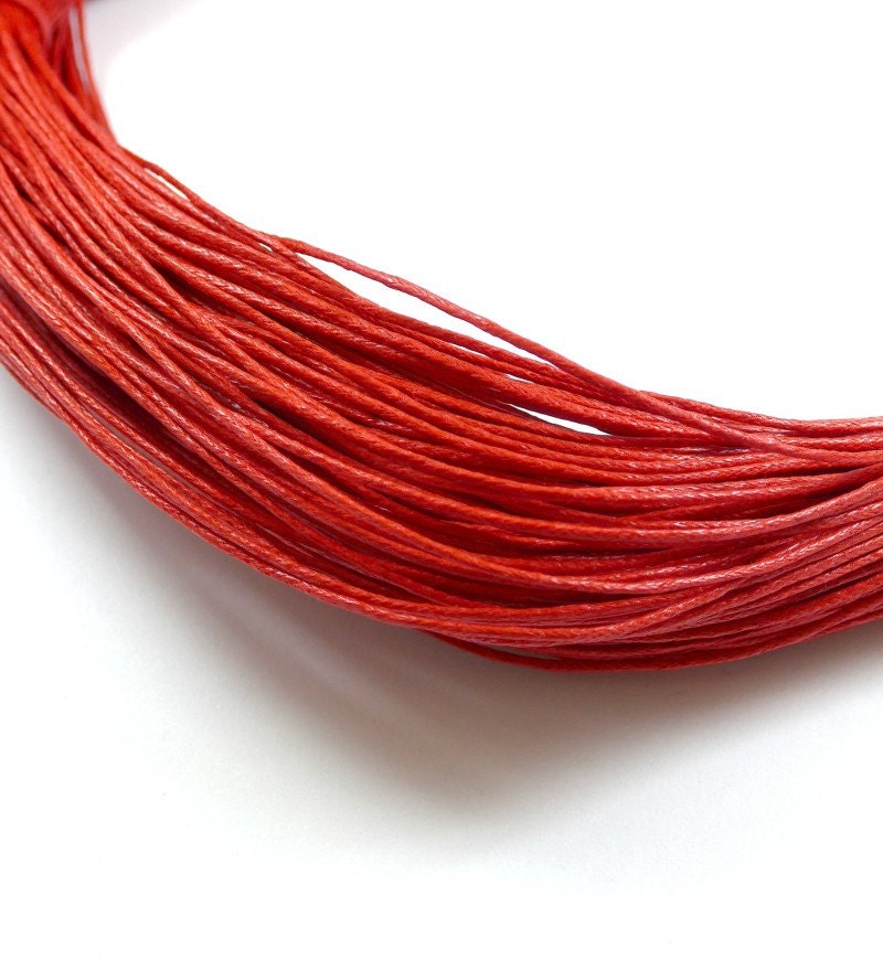 90 Meters Braided Waxed Cotton Cord, Wax Cord, Cotton Cord, String Cord