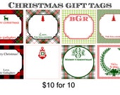 Items similar to Christmas Gift Tags on Etsy