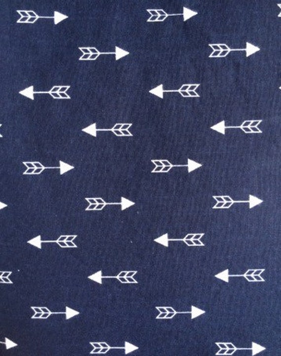 Arrow Fitted Crib SheetNavy and white Arrow by SpoiledElephant