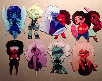 Steven Universe Metal Keychains