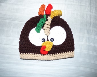 Download Crocheted Turkey Hat Pattern