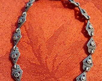Vintage Marcasite Sterling Bracelet