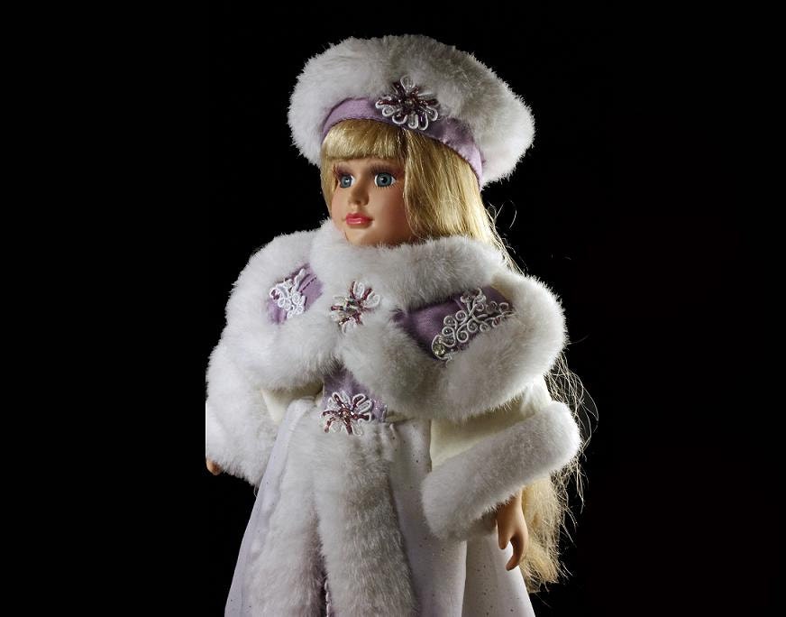 Brass Key Doll, Victorian Rose, Collectible Doll, Porcelain Doll