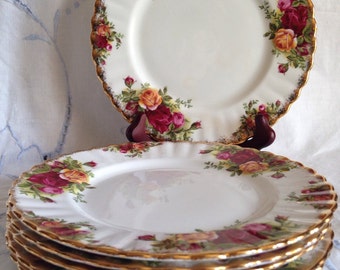 Old Country Roses salad plate