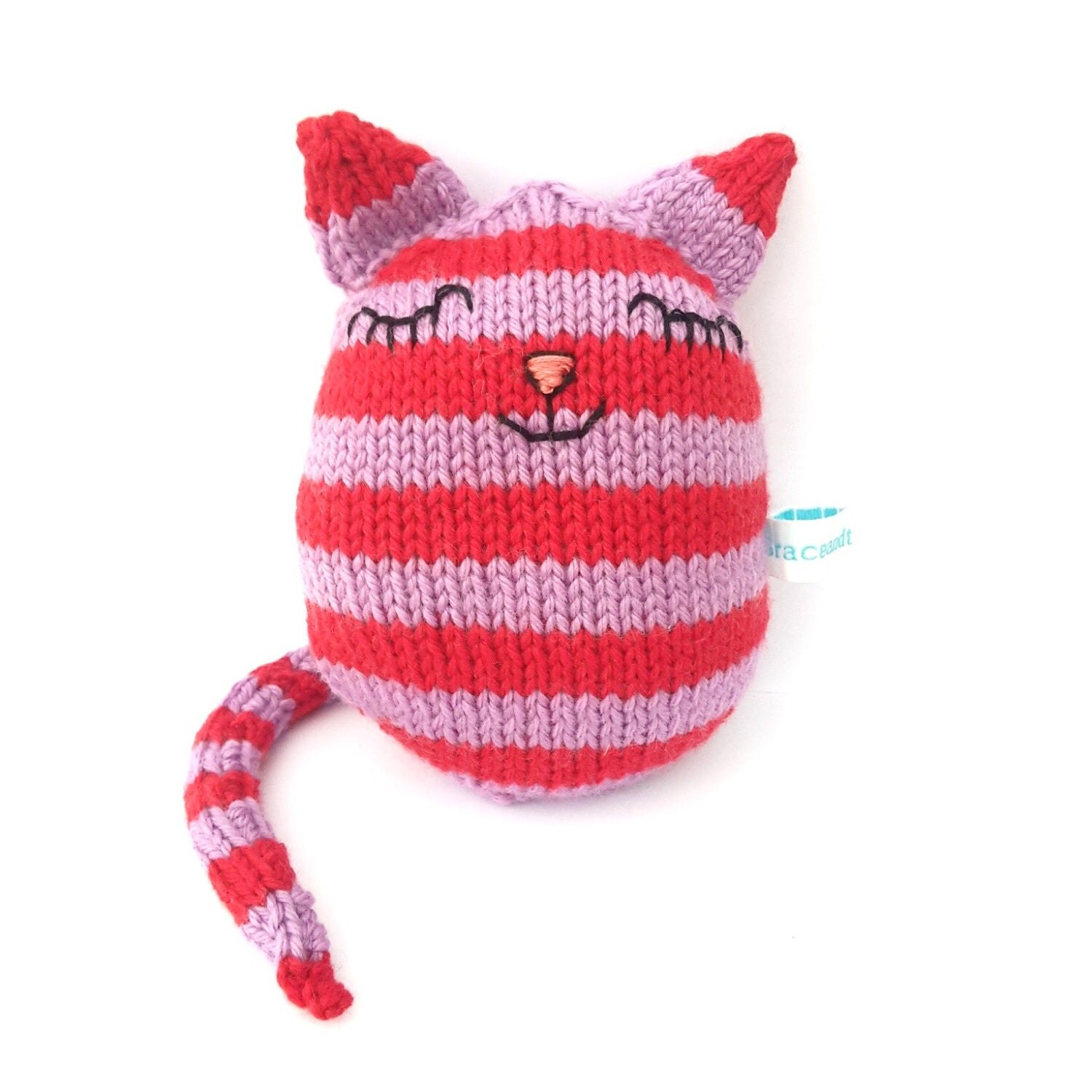 Cat knitting pattern from GraceandtheMonkey on Etsy Studio