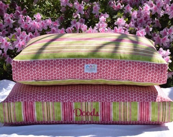 Pink Polka Does It Again Pet Pet Pet Product 2 polka dot bed etsy Pink Polka Does It Again Pet Pet Pet Product 2 polka dot bed etsy