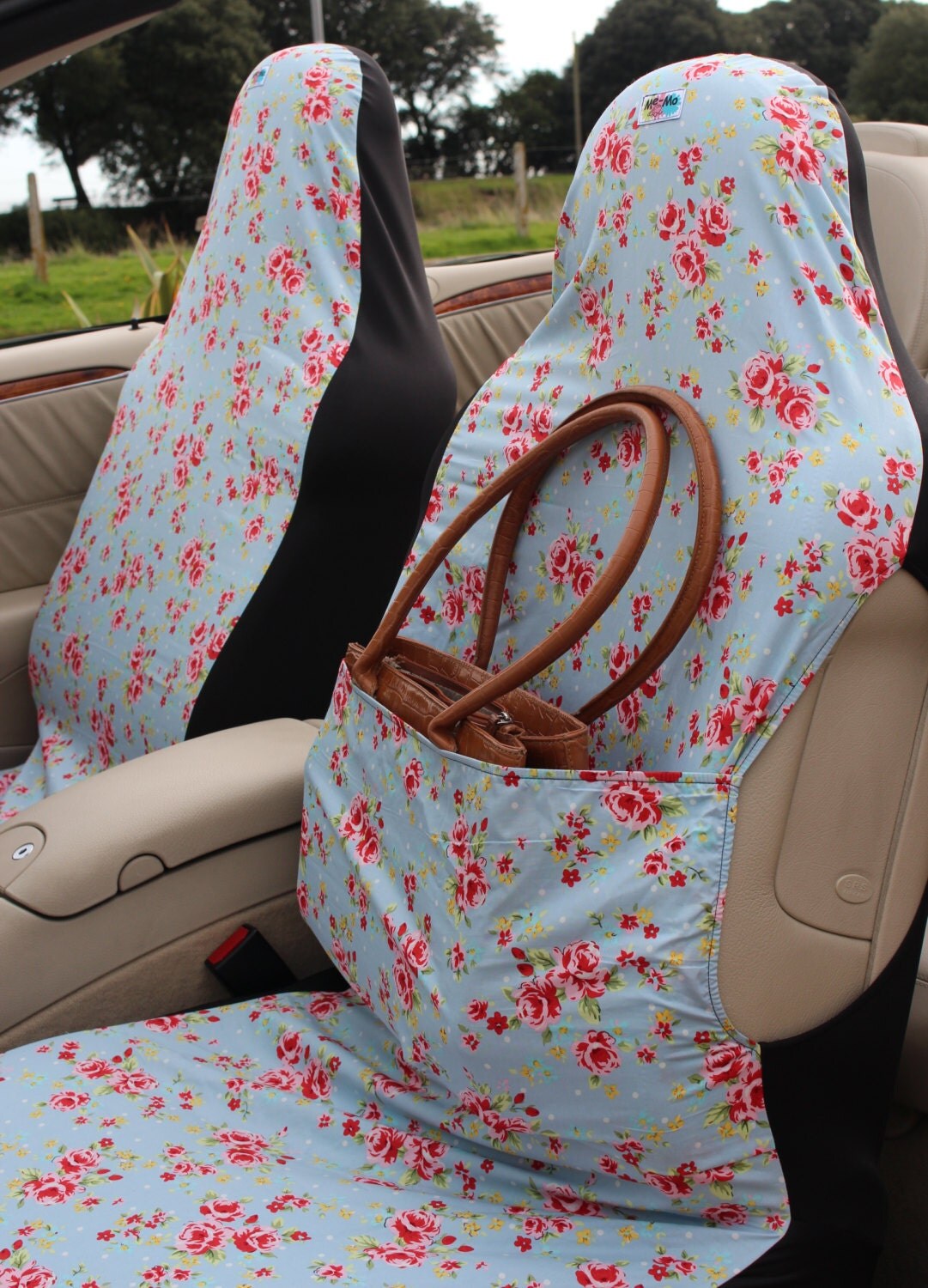 MeMo AirbagFriendly Car Seat Covers Pale by MeMoCarSeatCovers