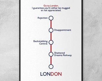 London Underground Map | Alan Partridge | Steve Coogan | Minimal Artwork Poster