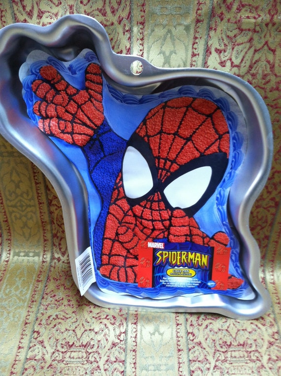 New Wilton Marvel Spiderman Cake Pan. Discontinued from