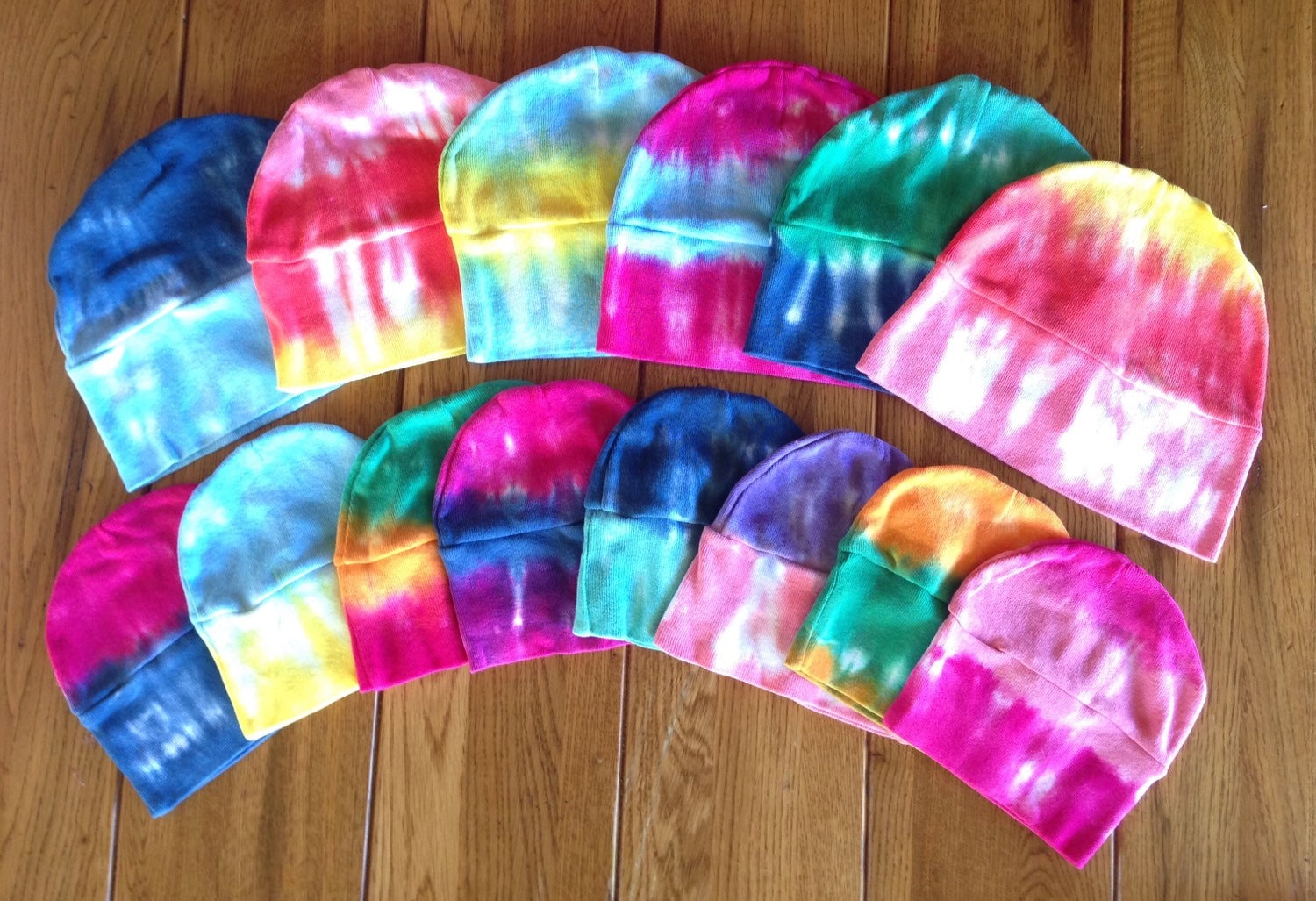 Tie dye hat tie dye beanie baby hat baby beanie by GrooveBabe