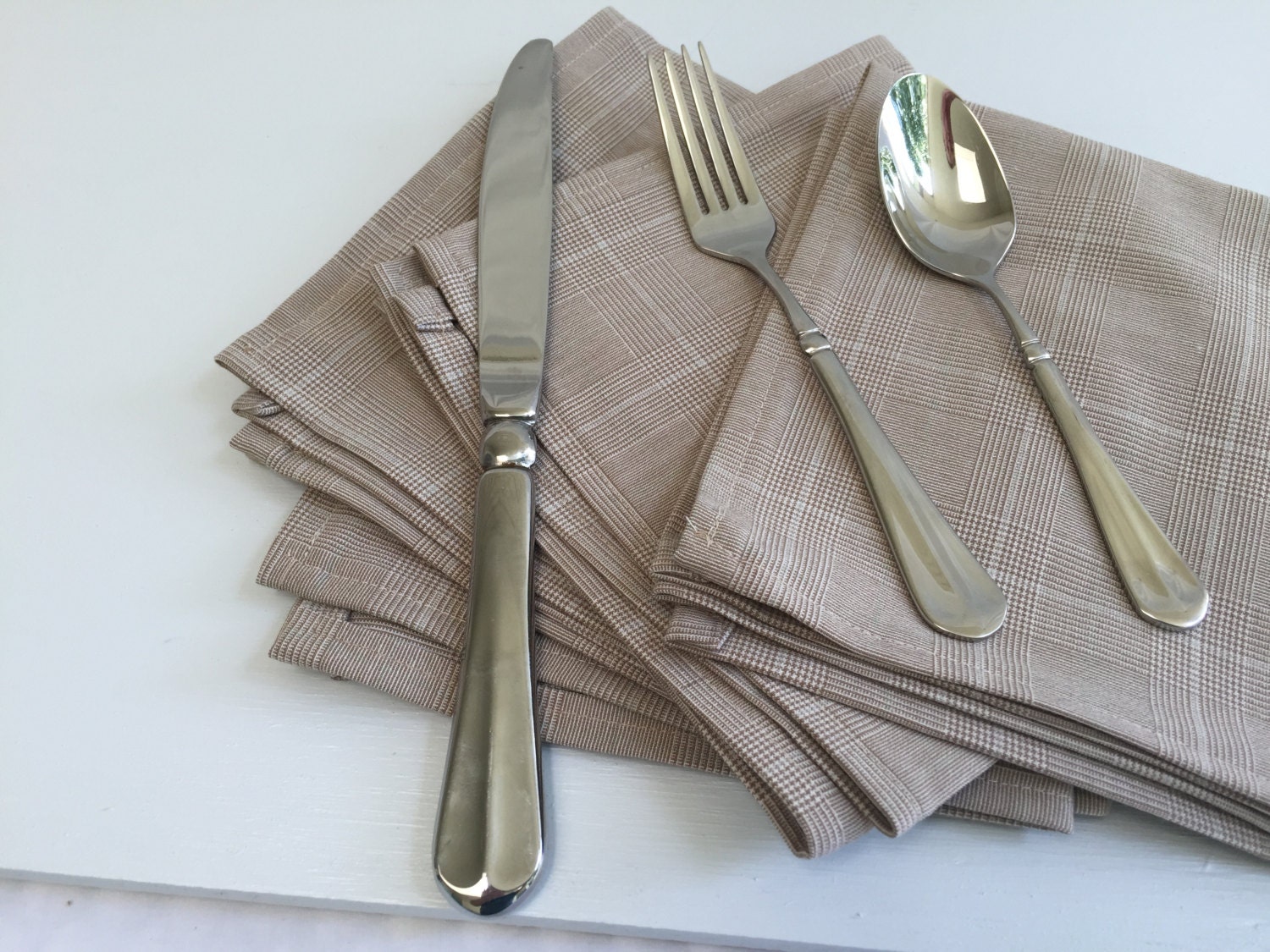 Uncategorized Fabric For Napkins linen napkins cloth table linens striped reusable brown fabric dinner nap
