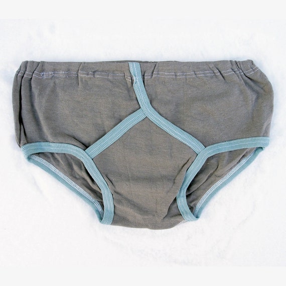 Men's cotton briefs Size M Grey briefs 90s vintage