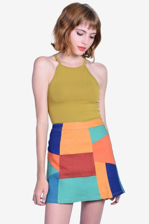 color block 90s outfits
