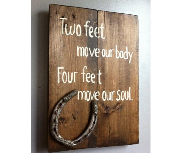 Two Feet Move Your Body Four Feet Move Your Soul