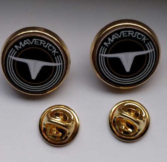 Items similar to FORD MAVERICK pin classic car lapel pins silver or gold option on Etsy