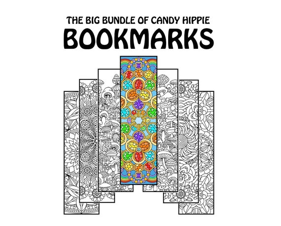 coloring bookmarks coloring book bundle 15 printable adult