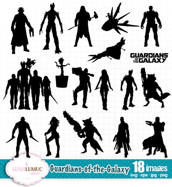Summer Sale Guardians Of The Galaxy By Lunalumucclipart On Etsy