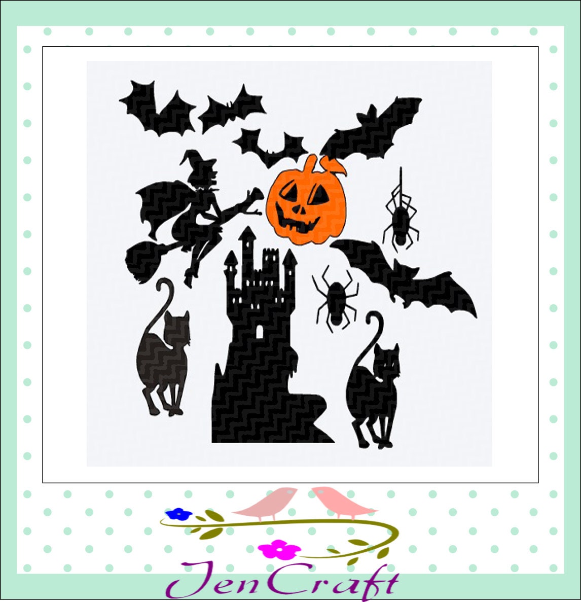 Download Halloween SVG Cut Files. Halloween Designs SVG by JenCraftDesigns