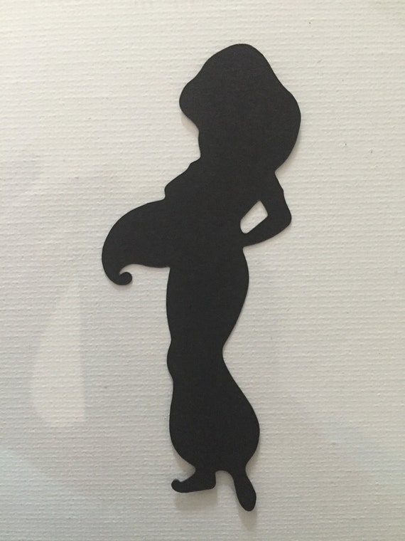 Download 6 Disney Princess Jasmine Aladdin Silhouette Embellishments