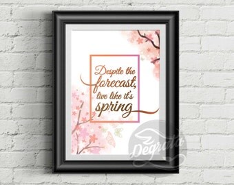 Spring typography | Etsy
