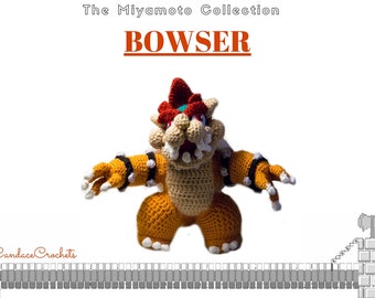 Nintendo Mario Brothers Bowser Amigurumi Doll