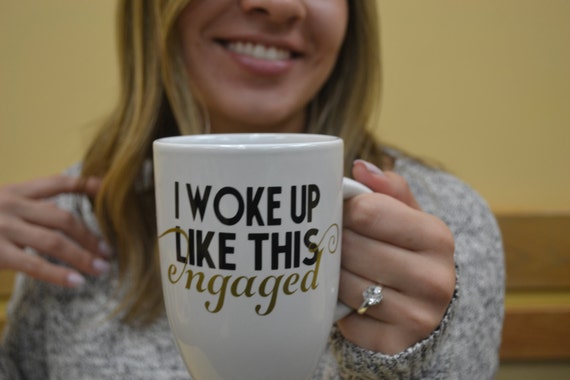 I Woke Up Like This - Engaged Mug