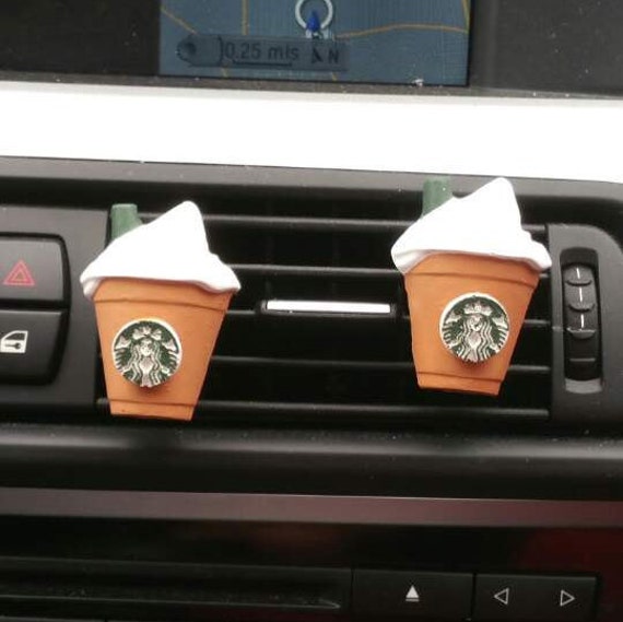Items similar to 2 Starbucks Coffee Frappuccino* Handmade, Car vent clip, car air freshener, car