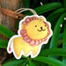 lion plush keychain