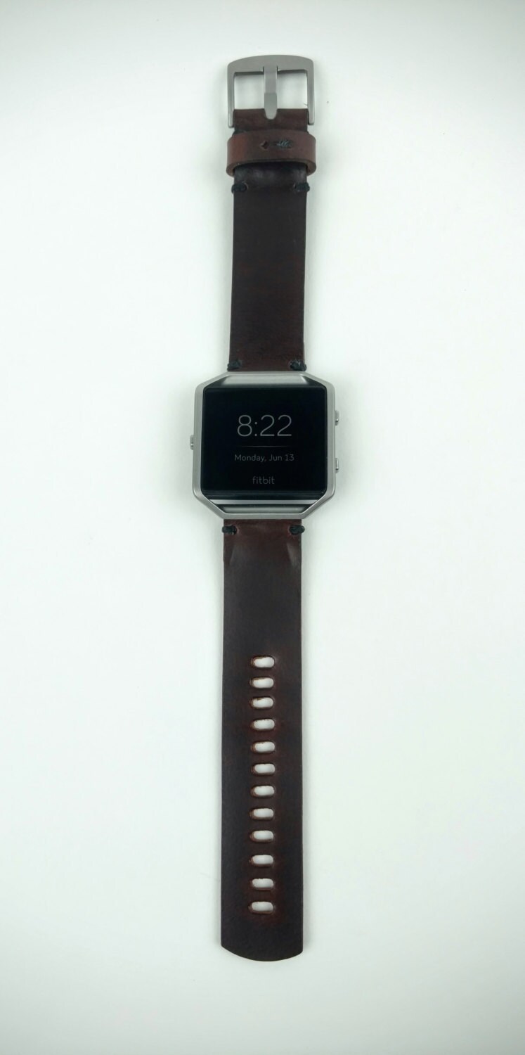 Fitbit Blaze Leather Smart Watch Band by CaliberLeather on Etsy