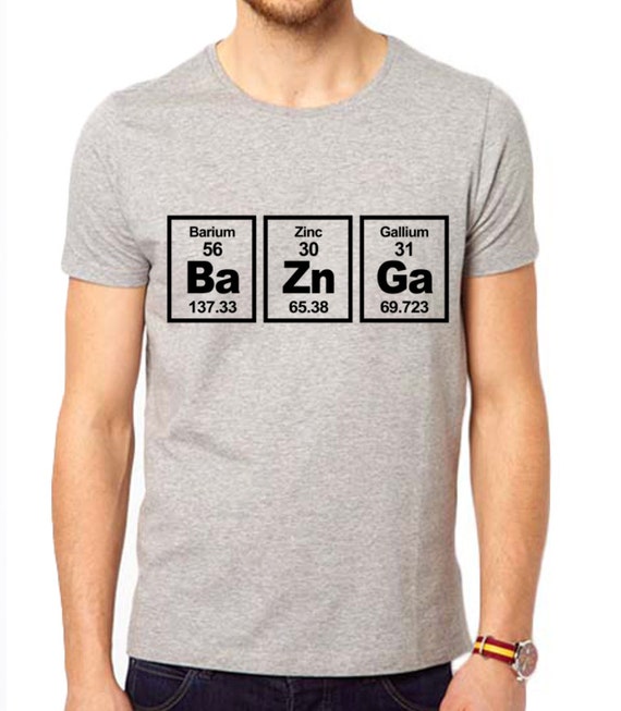BAZINGA Big Bang Inspired Men's T Shirt Tee by PrintingAintEasy