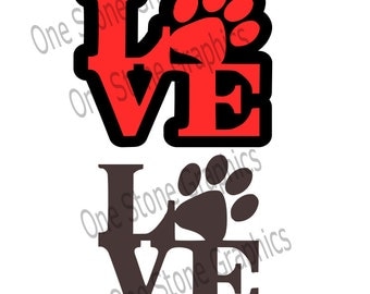 Love svg,puppy love svg,paw print svg,paw print,love,svg,pet svg,pet lover svg,dog svg,cat svg,animal svg,love with paw print svg