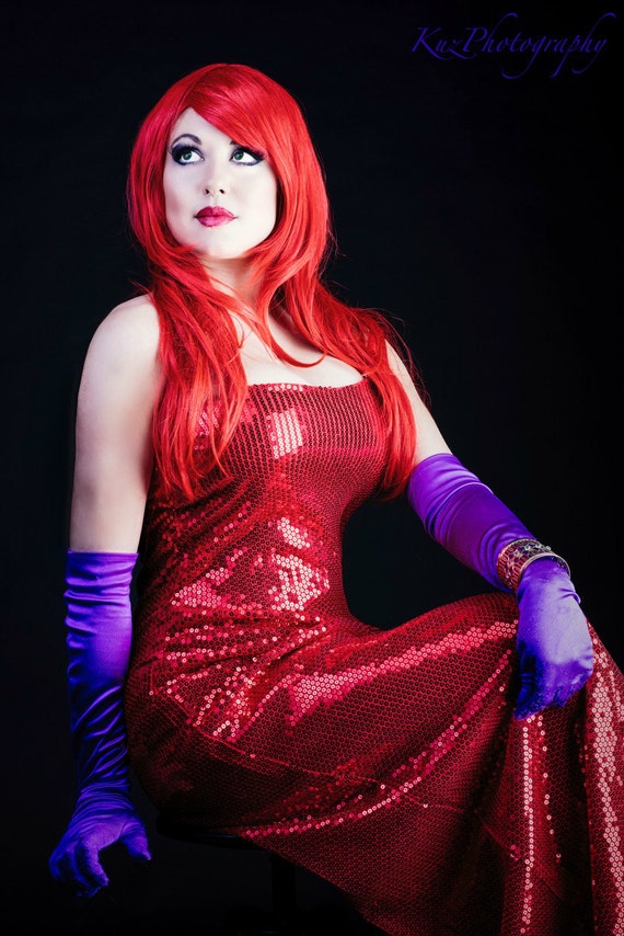 Jessica Rabbit 8.5 x 14 signed cosplay print Who Framed