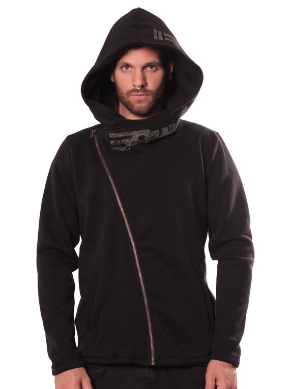 Men's Alternative Clothing Comfy Warm Cotton Hoodie with