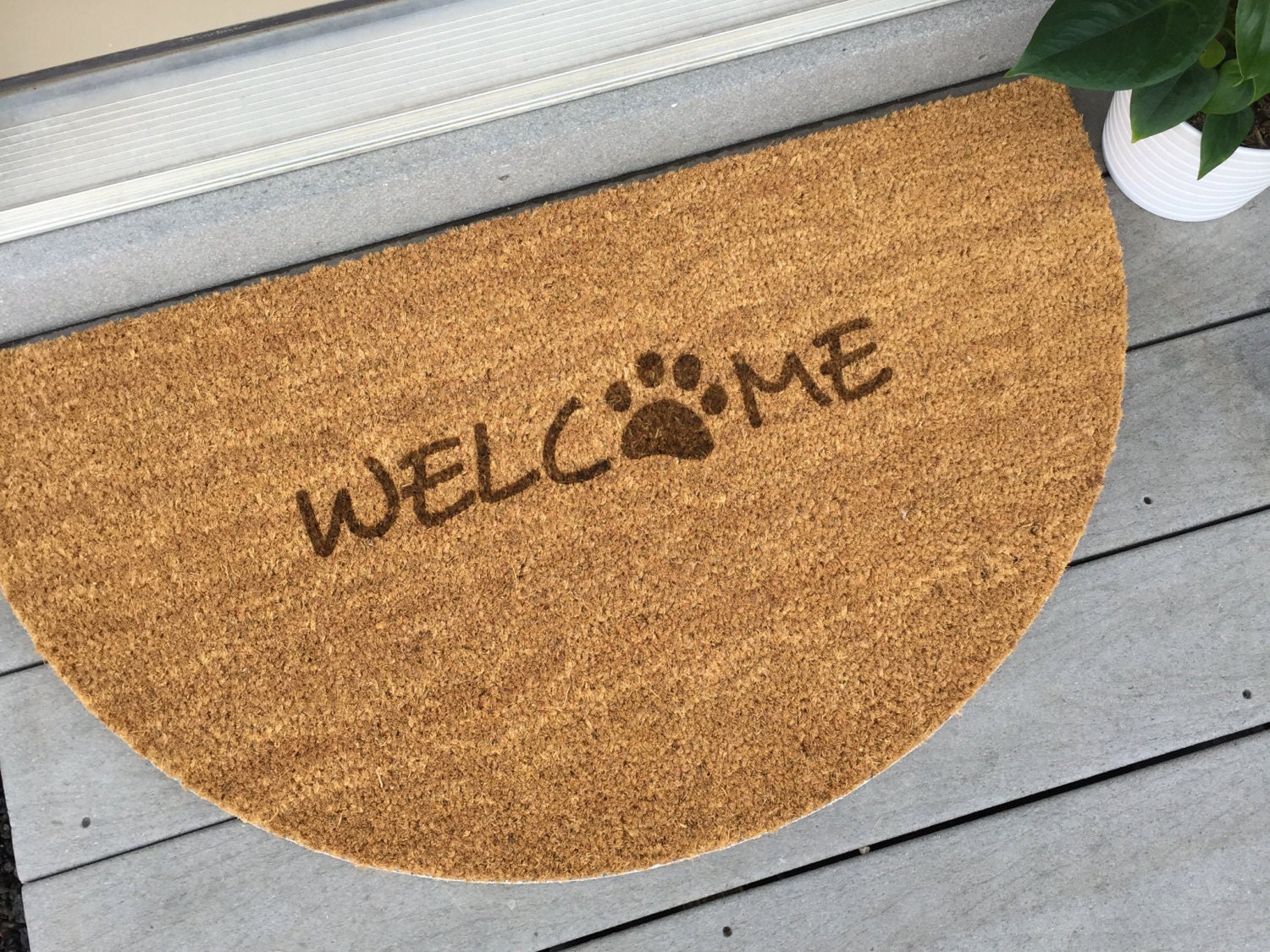 Dog Lover Gift Dog Lover Door Mat Mat Puppy Paws